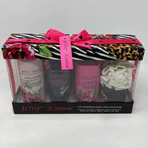 Betsey Johnson. 5pc. Nourishing Body Care Gift Set NIB